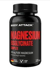 Body Attack - Magnesium Bisglycinate - 120 Capsules